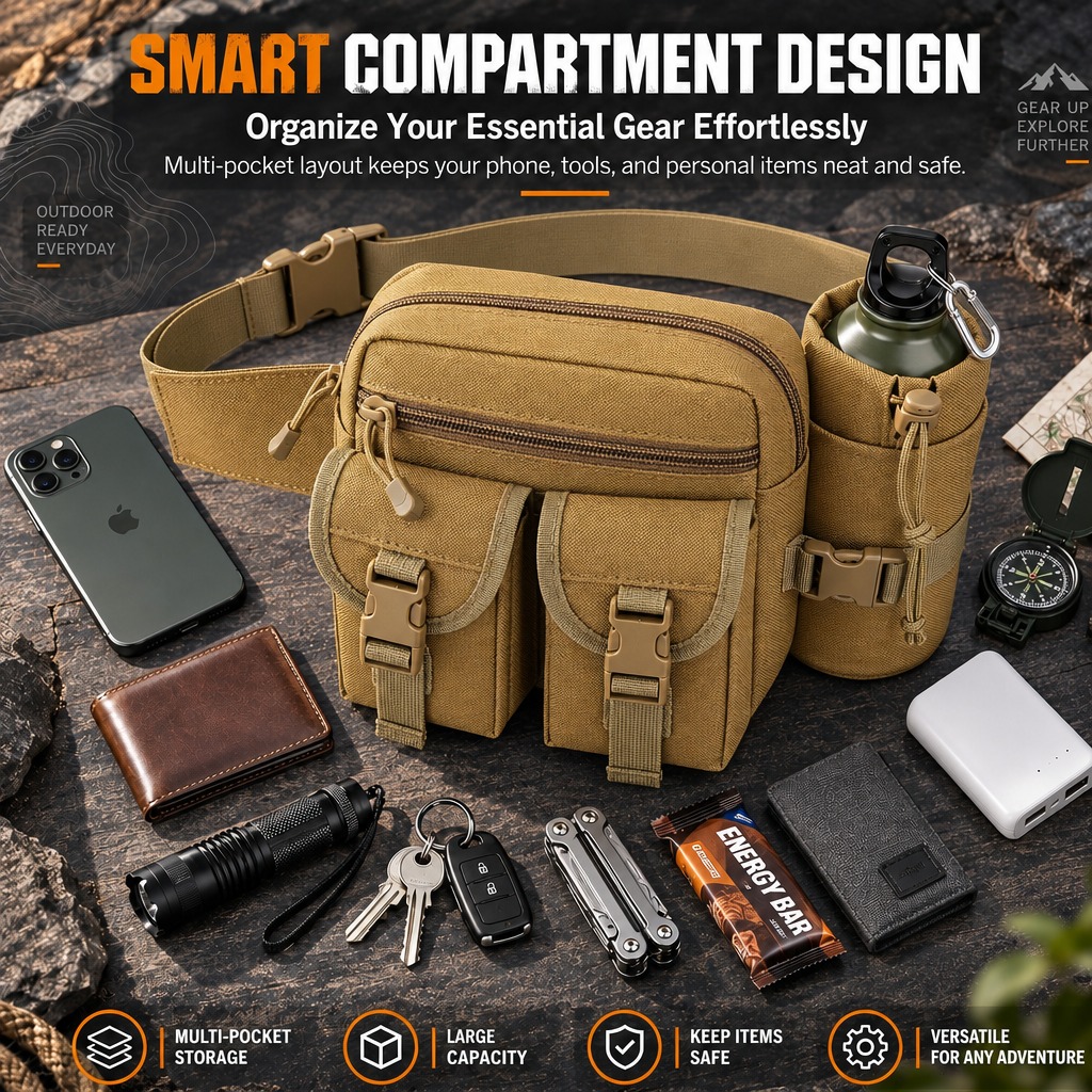 Multifunctionele tactische heu - Hiking Backpack Waterproof recensie en prijs