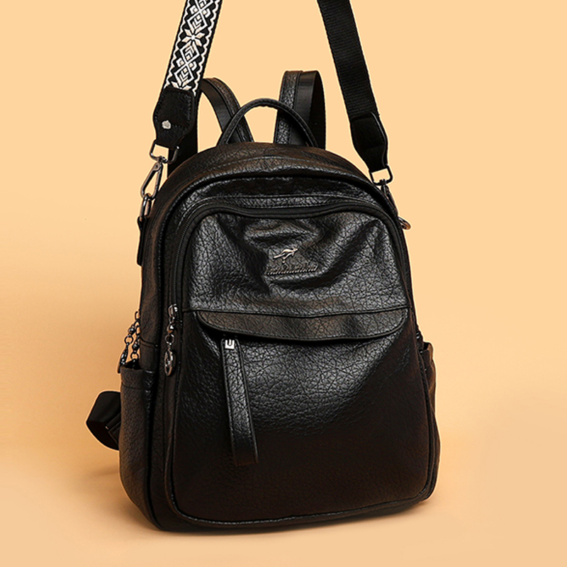 Hoge kwaliteit leren rugzak vo - Fashion Backpack Women recensie en prijs