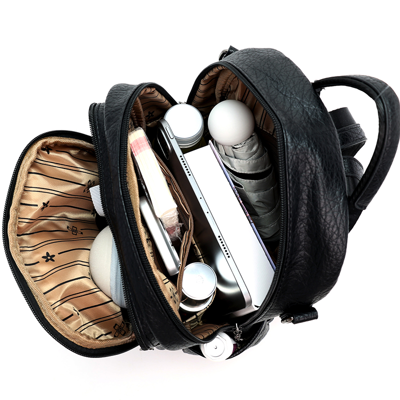 Hoge kwaliteit leren rugzak vo - Fashion Backpack Women recensie en prijs